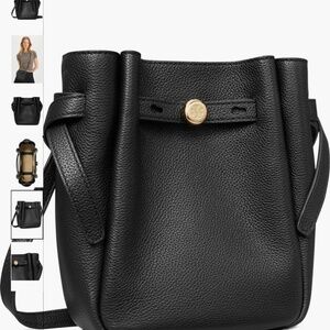 TORY BURCH NWT Romy Phone Crossbody  Black Bag